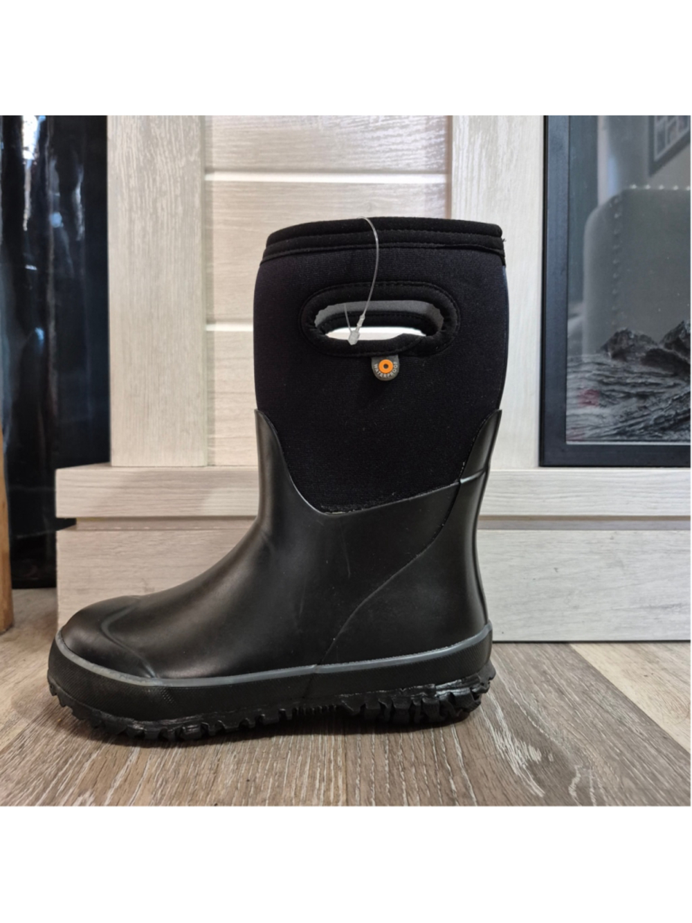 Kids Bogs Waterproof Winter Boots, Black sz 13 - Picture 2 of 9